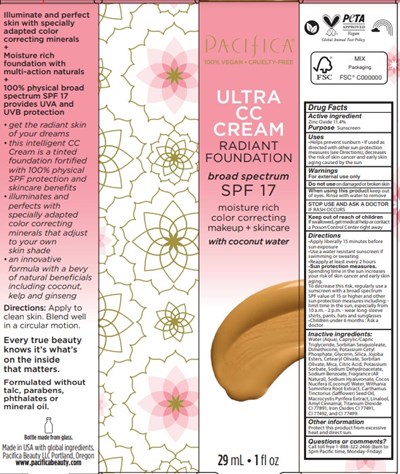 Ultra CC Radiant Foundation Broad Spectrum SPF 17 Warm-Medium.jpg Ultra CC Radiant Foundation Broad Spectrum SPF 17 Warm-Medium Label - Ultra CC Radiant Foundation Broad Spectrum SPF 17 Warm Medium